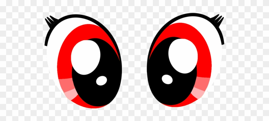 Red Eyes Clipart Boy - Rainbow Dash Cutie Eyes - Png Download