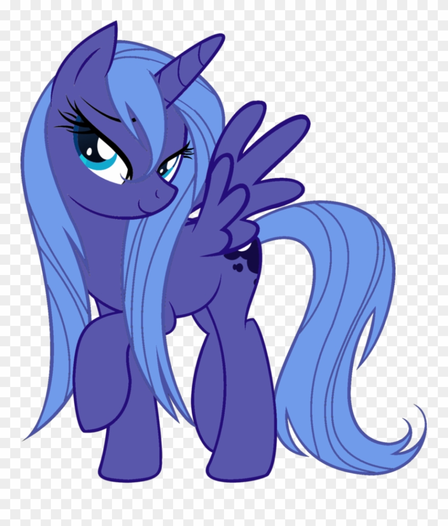 Princess Luna Wet Mane - My Little Pony Rarity Wet Mane Clipart