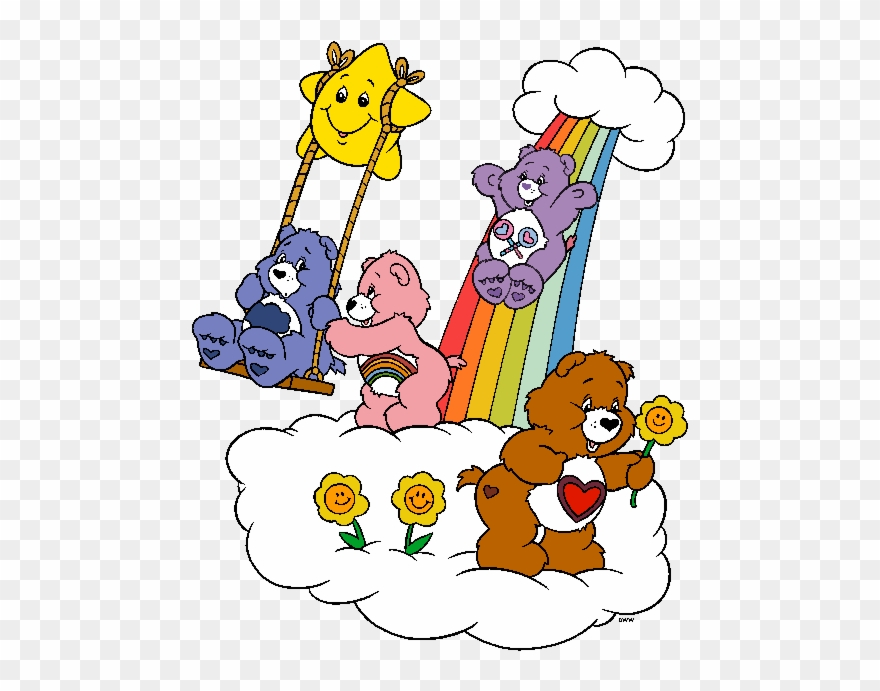 Bears We Love Animated/cartoon Clipart - Care Bears Cartoon - Png Download