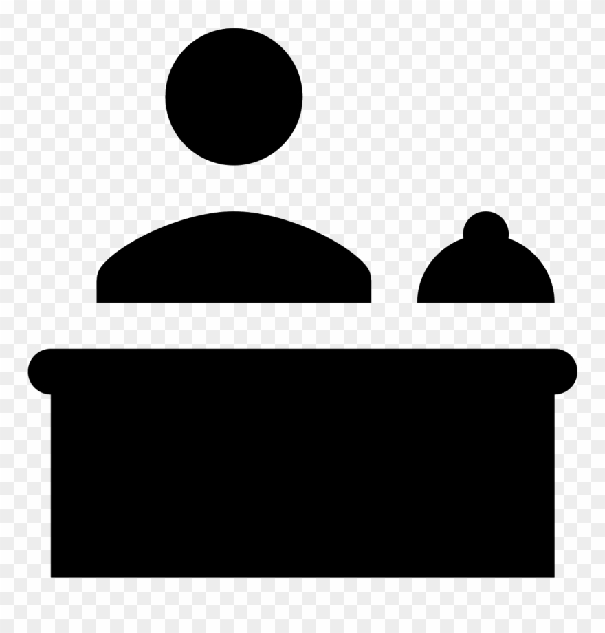 Front Desk Icon - Icon Clipart