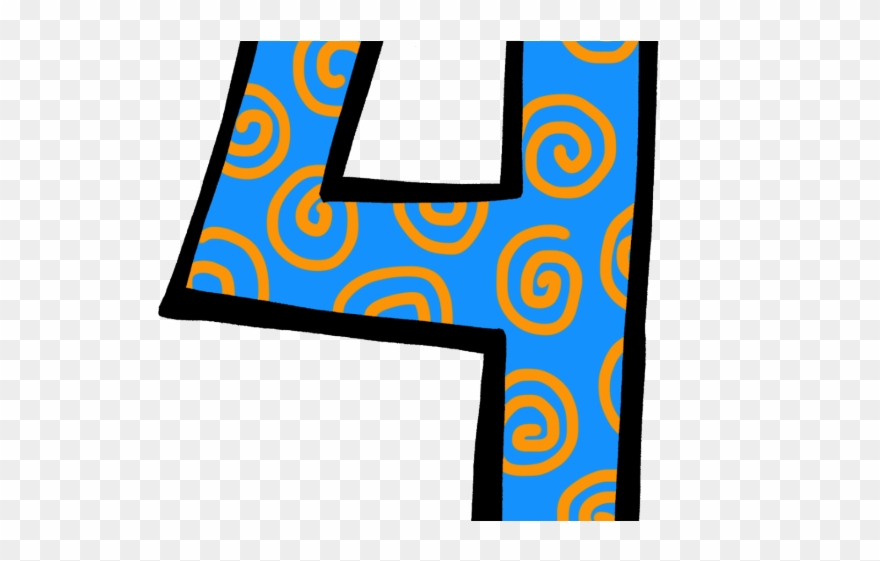 Frozen Clipart Number 4 - 4 Clipart Png Transparent Png