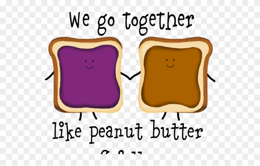 Jellies Clipart Peanut Butter - Clip Art Peanut Butter And Jelly - Png Download