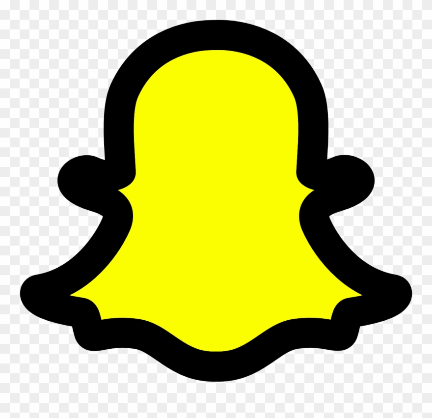 Snapchat Is Called As The Best Smartphone Application - Snapchat Icon Transparent Background Clipart