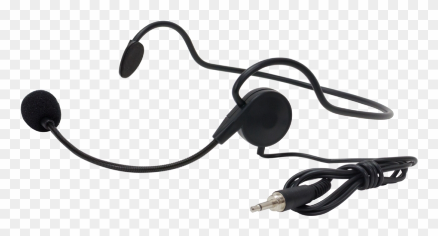 Wireless Microphone System - Gemini Dj Vhf-01hl Wireless Headset Microphone Clipart