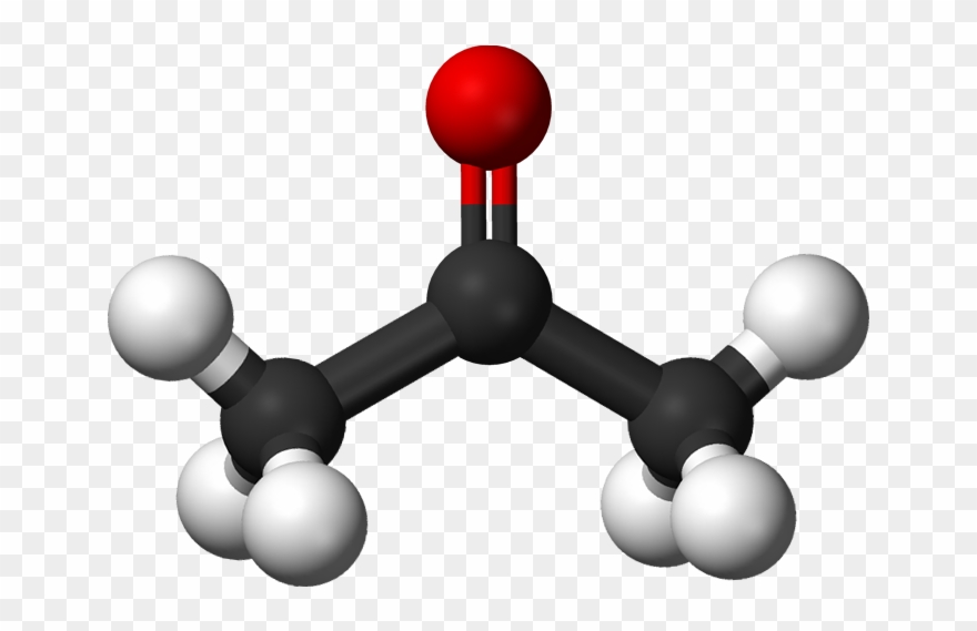 Chemistry Molecule - Acetone - Molecula De Acido Carboxilico Clipart