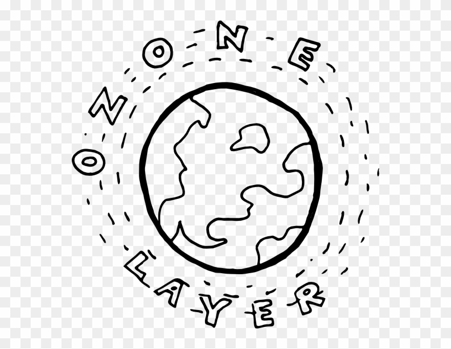 Ozone Layer Clipart 4 By Bethany - Ozone Layer Clip Art - Png Download