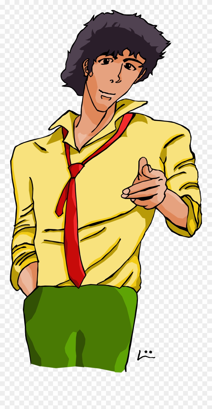 Spike Spiegel - Cartoon Clipart