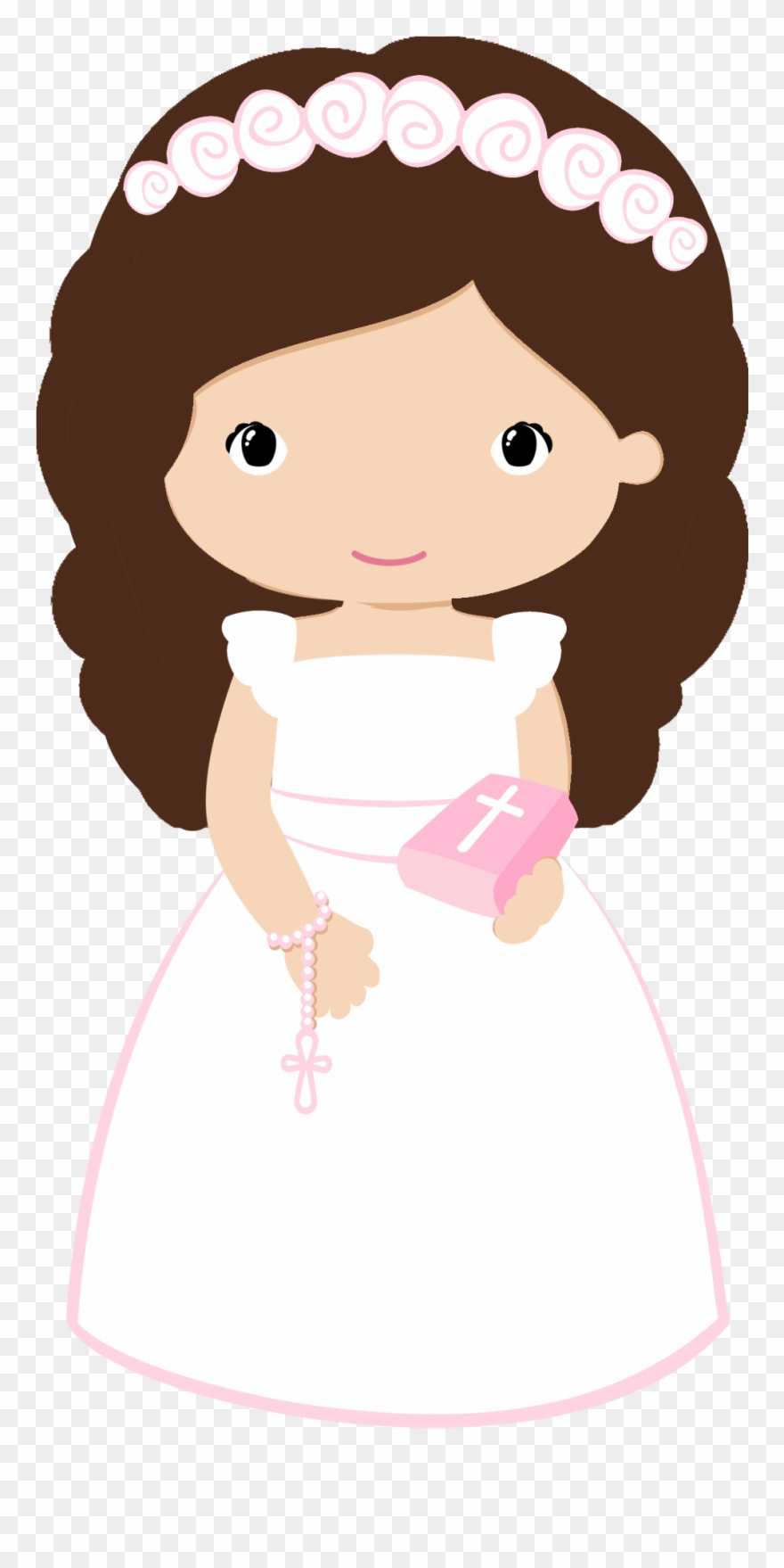Maria Jose, First Communion, Paper Quilling, Taps, - First Communion Girl Clipart - Png Download