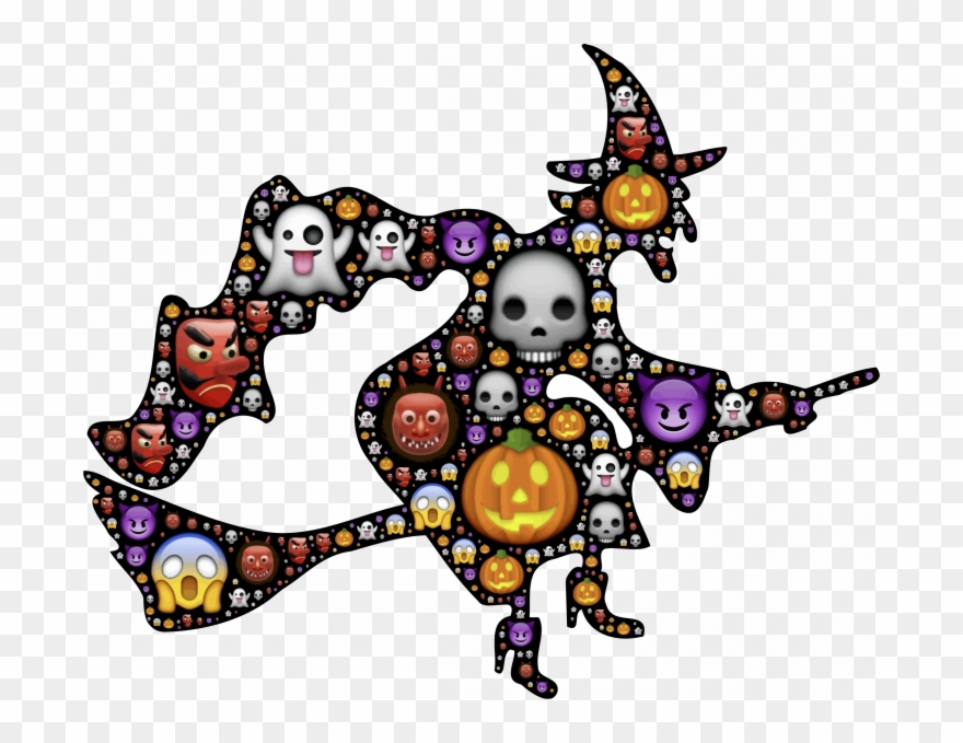 Best Halloween Witches Ideas Cool Clever Decorating - Witch Emoji Journal Notebook: Halloween Emoji, Daily Clipart