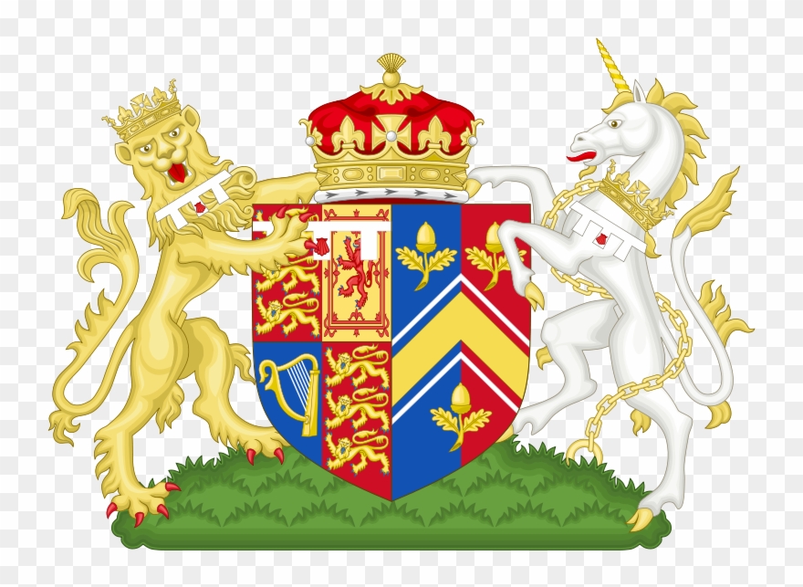 Her Royal Highness The Duchess Of Cambridge Attends - Harry And Meghan Coat Of Arms Clipart