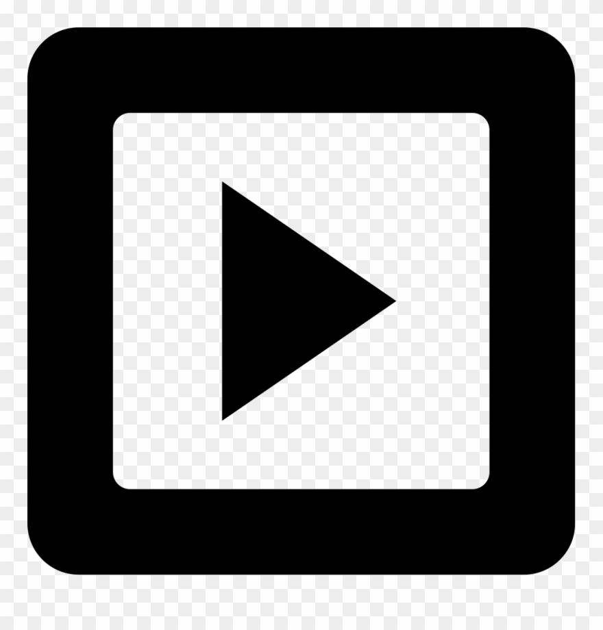 Png File Svg - Play Button Png Square Clipart