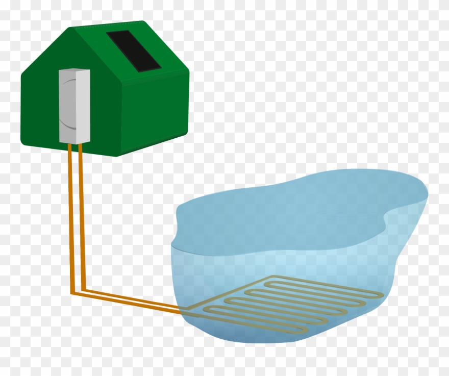 Lake Heat Pump - Heat Pump Clipart