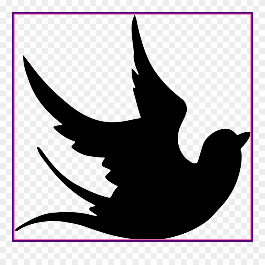 Unbelievable Dove Clip Art Silhouette Clipartfest Wikiclipart - Clip Art - Png Download