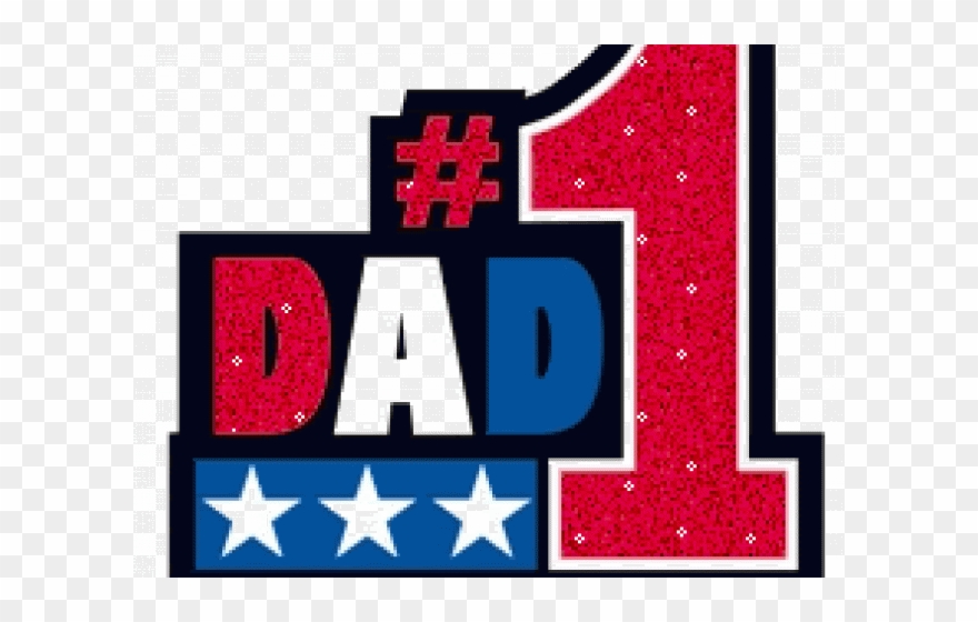 Fathers Day Clipart Happy Birthday Dad - Usa Number 1 - Png Download