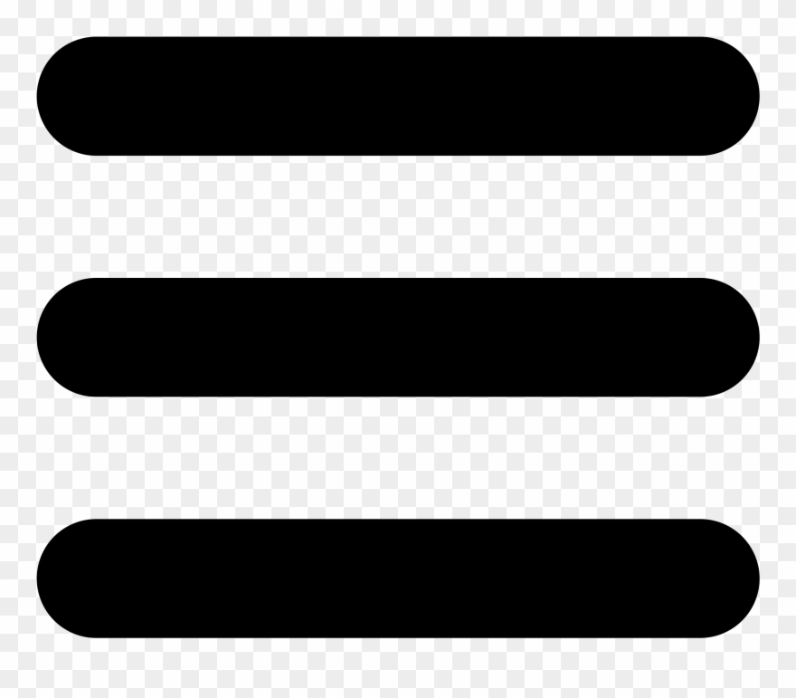 Big Image - Hamburger Icon Png Clipart