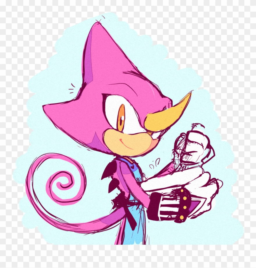 Nice Smile - Espio The Chameleon Art Clipart