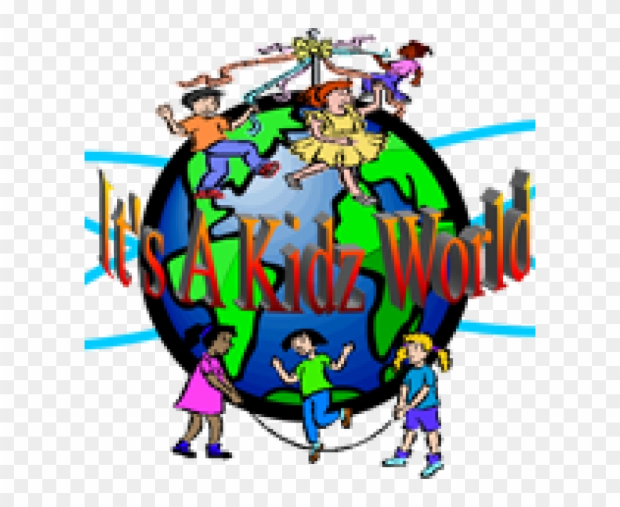 It's A Kidz World Child Care Center - Earth Clipart