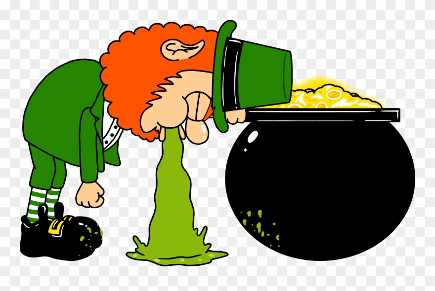 Throw Up Patricks Day Sticker Studios Sticker For Ios - Throw Up Clipart Gif - Png Download