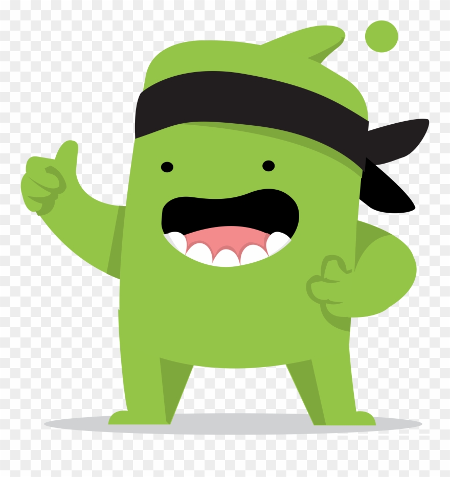 Class Dojo, Monsters, Social Media, Social Networks - Class Dojo Green Monster Clipart
