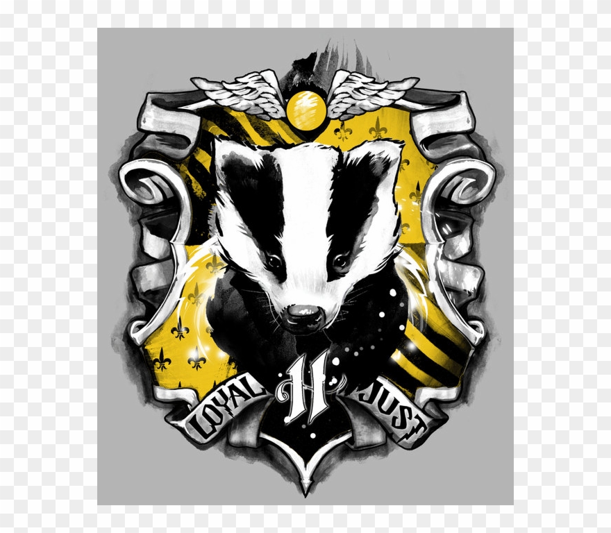 Hufflepuff Crest Cute Clipart