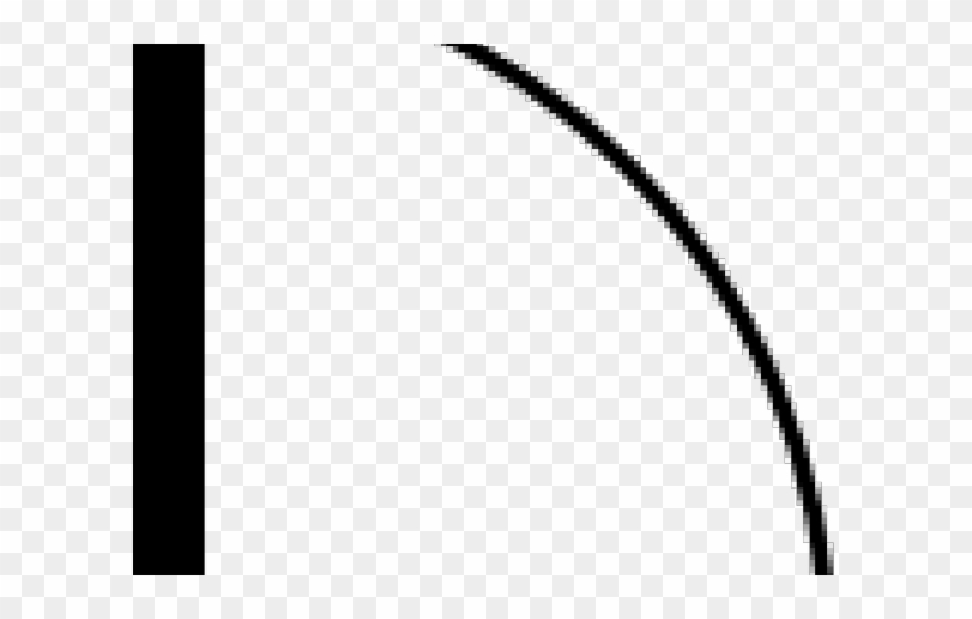 Door Clipart Floor Plan - Monochrome - Png Download