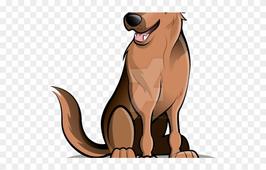 German Shepherd Clipart Realistic Cartoon - Drawing - Png Download