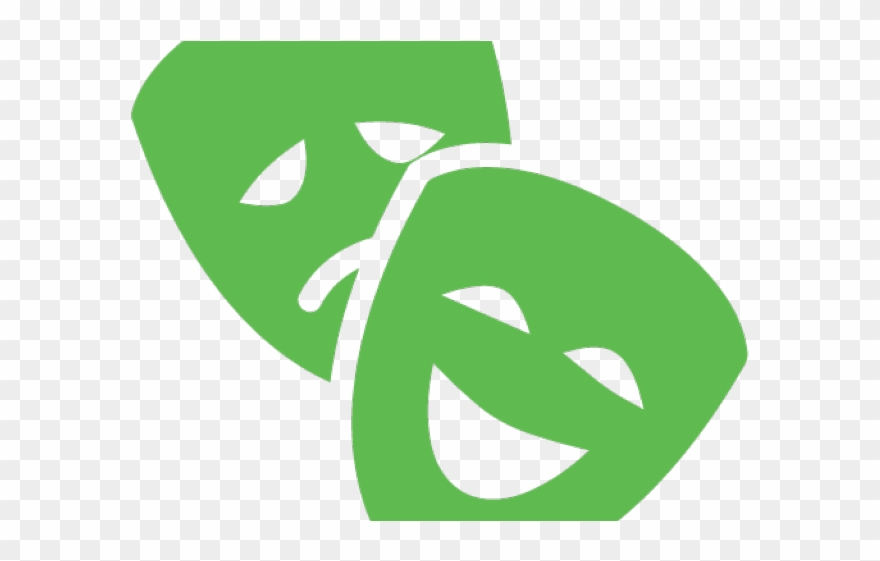 Actor Clipart Theater Actor - Theatre Mask Png Transparent Png