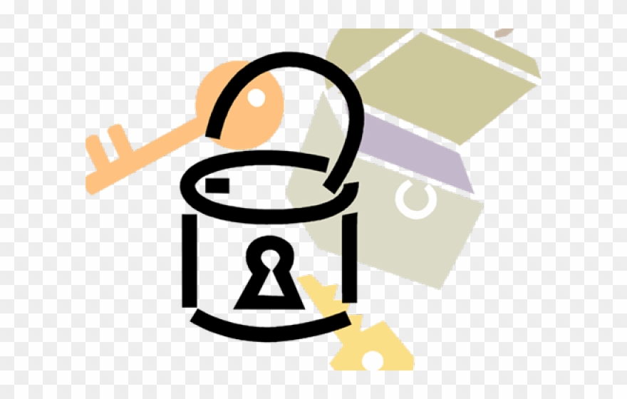 Lock Clipart Lockbox - Png Download
