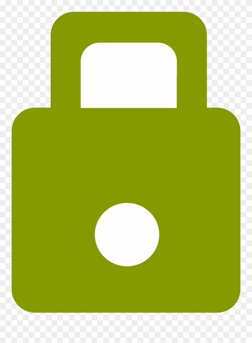 Clipart - Green Lock - Png Download