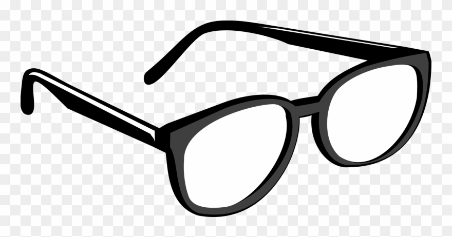 Glass Clipart Images - Eye Glass Clipart Black And White - Png Download