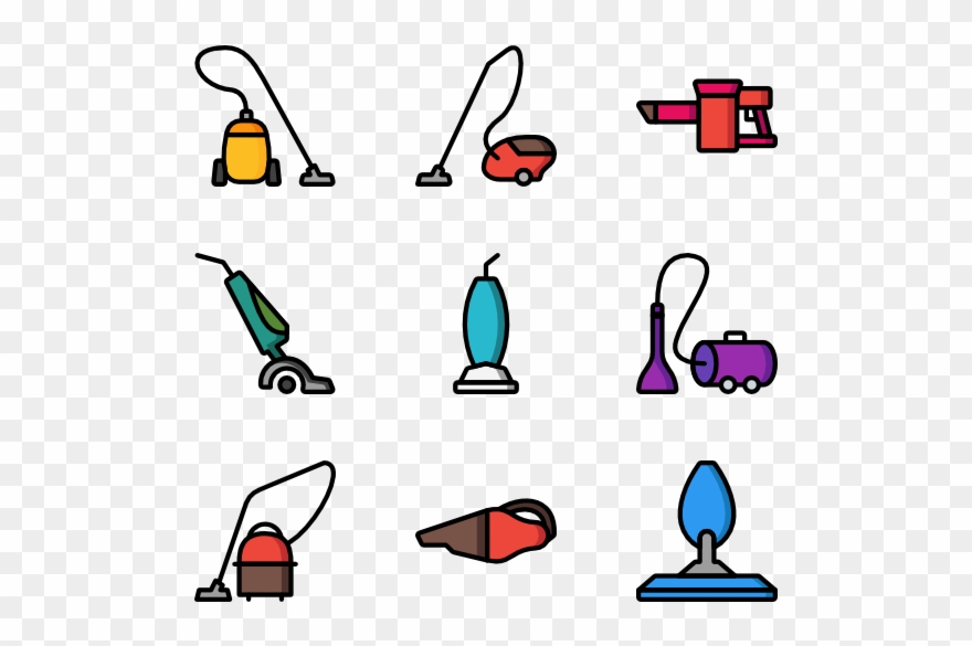 Cartoon Vacuum Clipart - Vacuum Cleaner Logo - Png Download