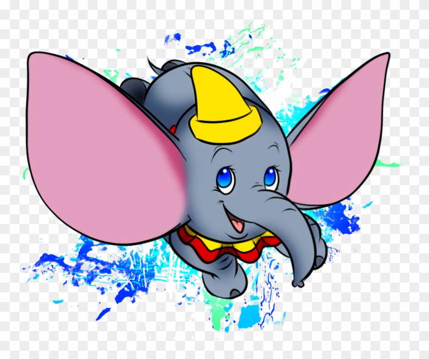 Dumbo Dumbo Disney, Walt Disney Characters, Cartoon - Dumbo Clip Art Transparent - Png Download