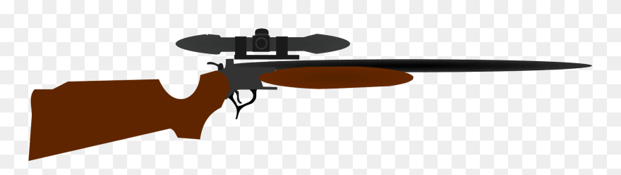 Rifle Shooting Hunting Weapon Firearm - Hunting Rifle Clipart Png Transparent Png