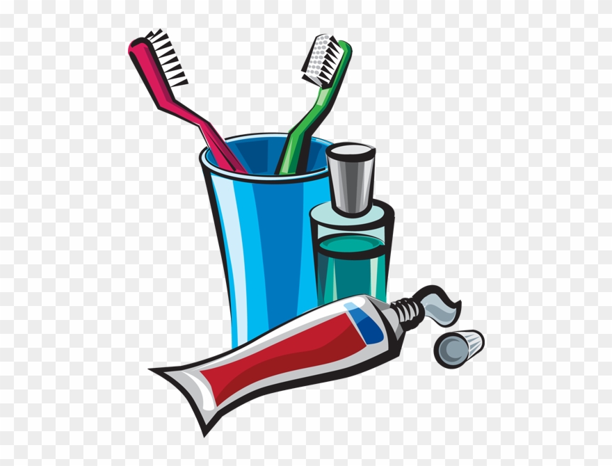 Cliparts Hygiene Products - Toothpaste And Toothbrush Clipart - Png Download