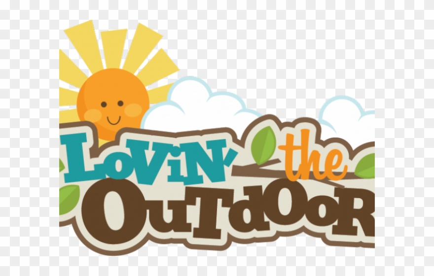 Outdoor Clipart Camping Word - Outdoor Recreation Clip Art - Png Download