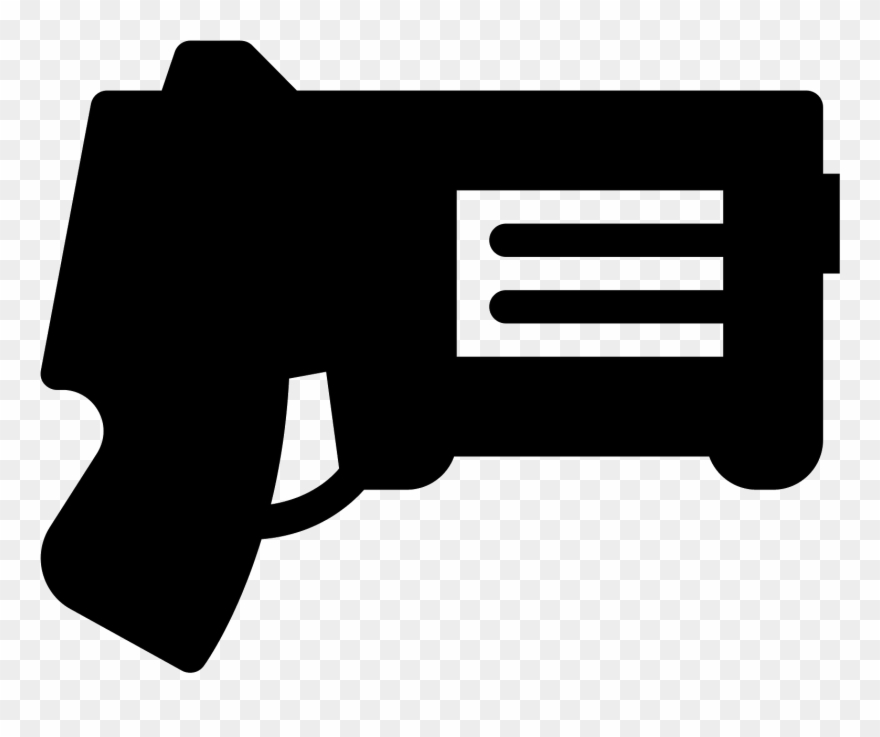 Dart Clipart Gun Nerf - Nerf Gun Silhouette - Png Download