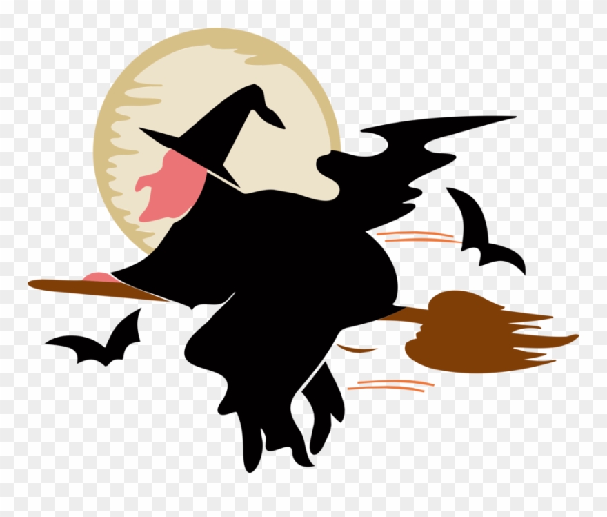 Afro Maze Clip Art - Halloween Witch - Png Download