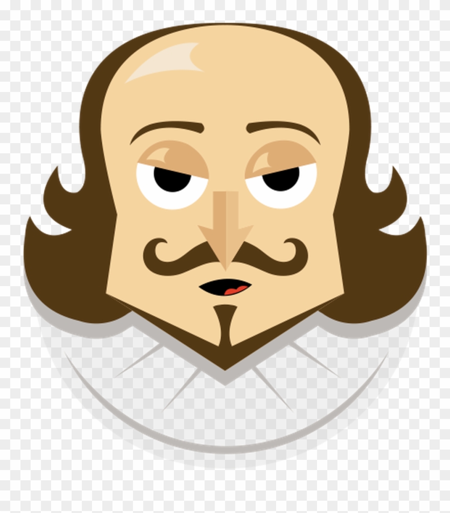 Actor Clipart Shakespeare - Shakespeare Emoji - Png Download