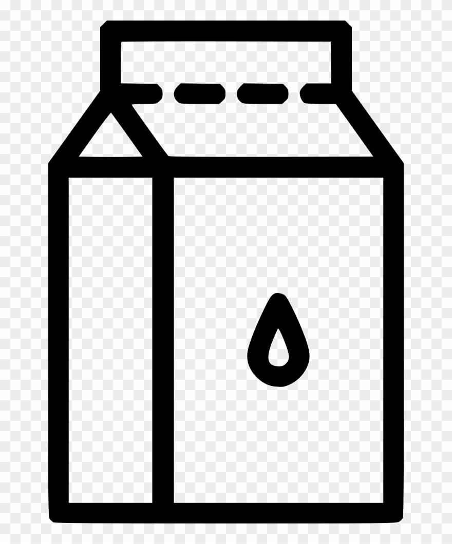 Milk Clipart Milk Tetra Pack - Milk Icon Png Transparent Png