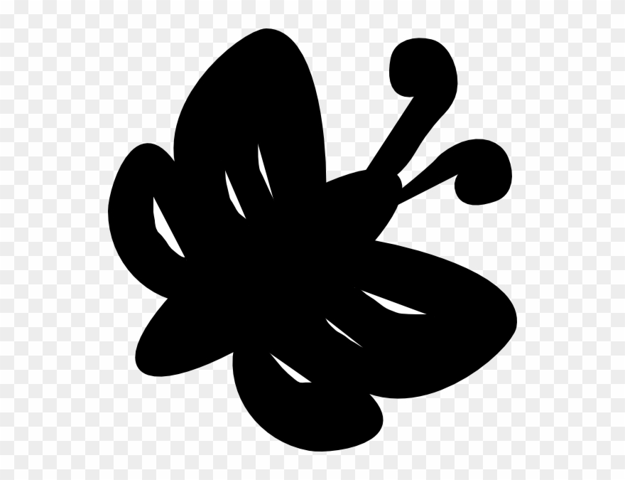 Banner Black And White Black Butterfly Clipart - Clip Art Black Butterfly - Png Download