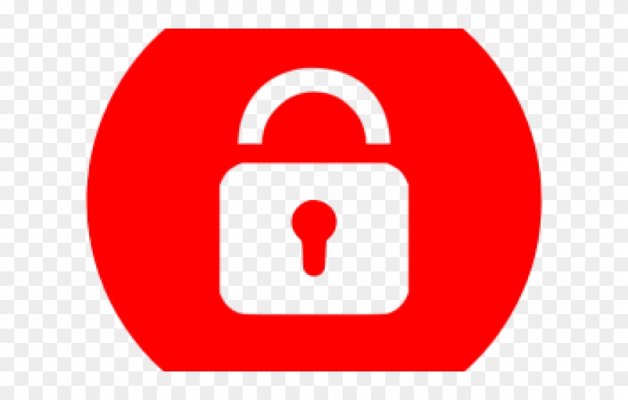 Lock Clipart Red Lock - Blue Lock Icon Png Transparent Png
