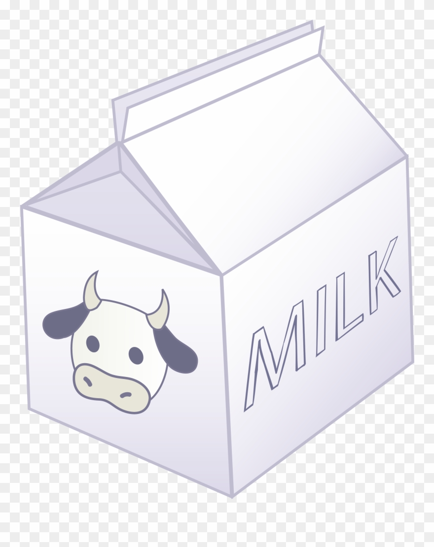 School Milk Carton Clipart Free Clip Art Images - Milk Cartoon Transparent - Png Download