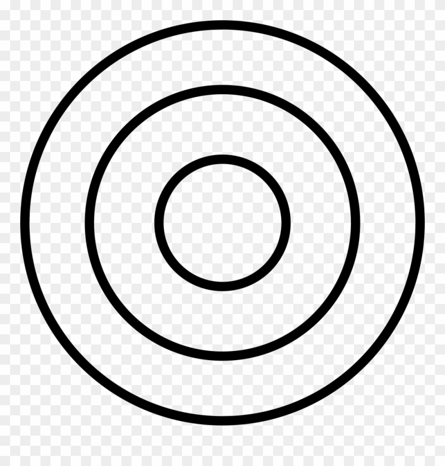 Clip Art Library Stock Dart Board Target Svg Png Icon - Icon Transparent Png