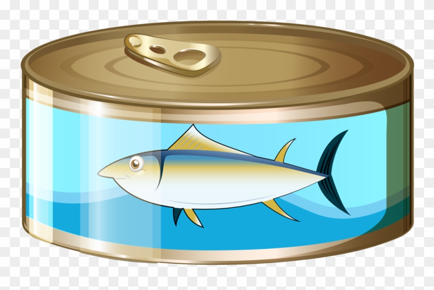 Food Clip Art, Foods And Kawaii Faces - Canned Tuna Clipart - Png Download
