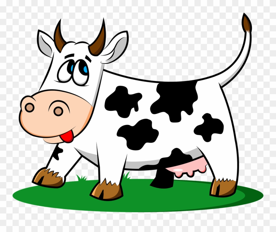 Beef Cattle Milk Holstein Friesian Cattle Ox Dairy - Milk Cow Clipart - Png Download