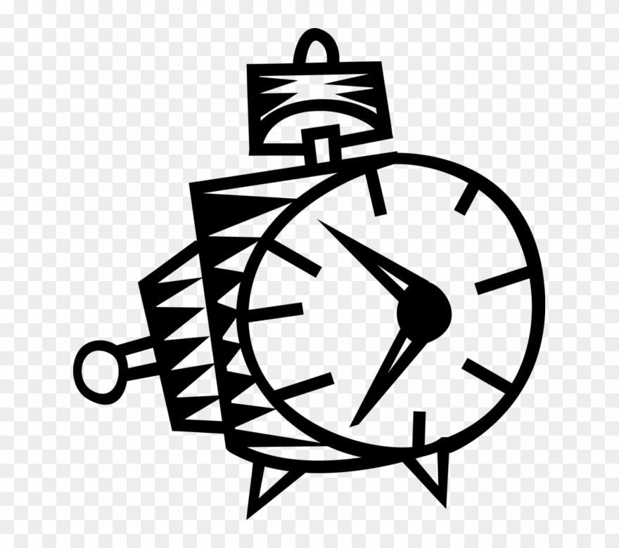 Black And White Stock Clock Rings Time To - Silhouette Wagon Wheel Clipart