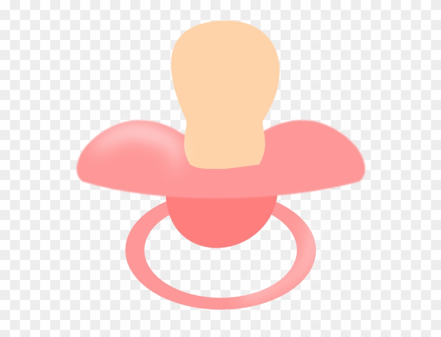 Crib Drawing Baby Binky Png Transparent - Pacifier Clipart Transparent Background