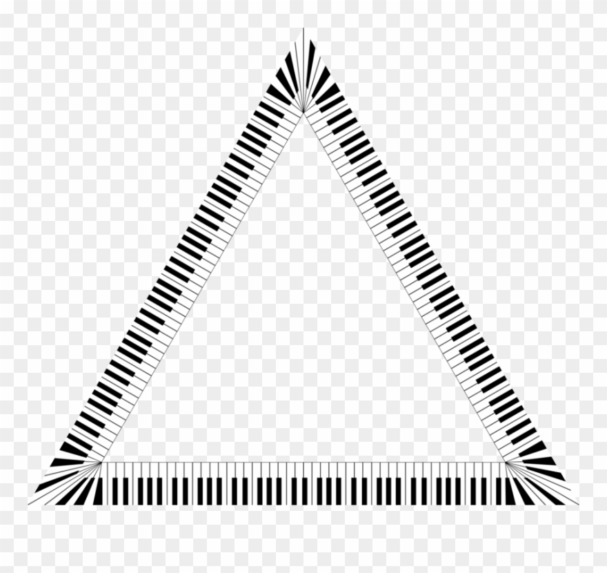 Piano Musical Keyboard Computer Icons Musical Note - Piano Keys Triangle Clipart