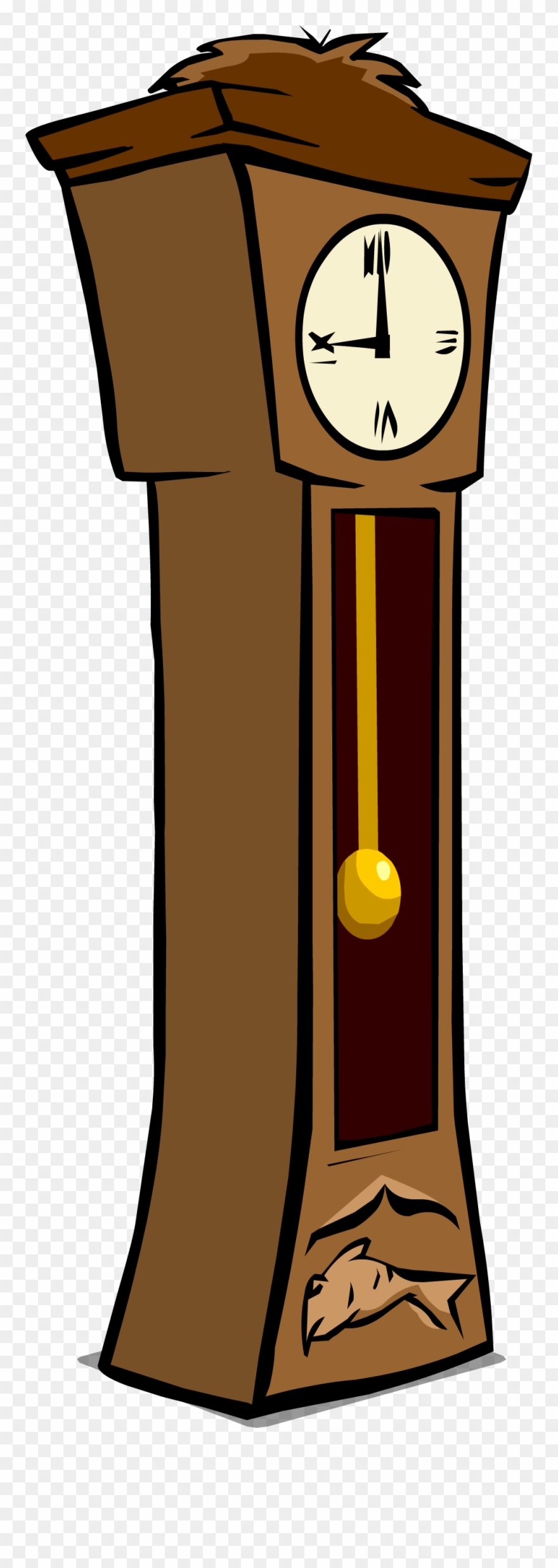 Image Grandfather Clock Sprite - Grandfather Clock Clipart Png Transparent Png