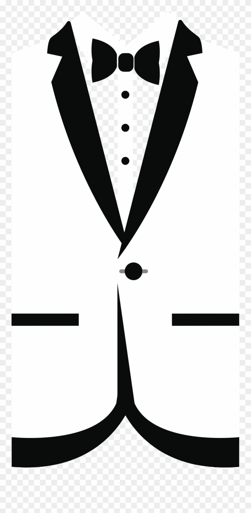 Graphic Transparent Download Big Image Png - Tuxedo T Shirt Vector Art Clipart